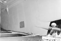 Vosper-Thornycroft VT1 under construction